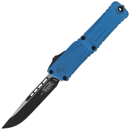 Microtech Combat Troodon Gen III S/E OTF Knife Blue Aluminum, Black M390MK by Tony Marfione (1143-1BL)