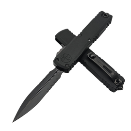 Nóż automatyczny OTF Microtech Ultratech Gen III ZBP D/E Signature Shadow DLC Aluminium, Shadow DLC P/S M390MK by Tony Marfione (1122-2DLCTSH)