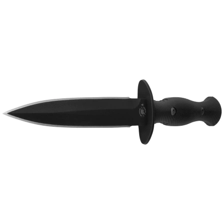Spartan Blades Harsey Dagger Knife Black Canvas Micarta, Black PVD MagnaCut by William W. Harsey (SB49BKBKKYBK)