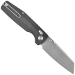 Bestech Slasher Black Micarta, Stonewashed D2 Knife (BG56A-1)