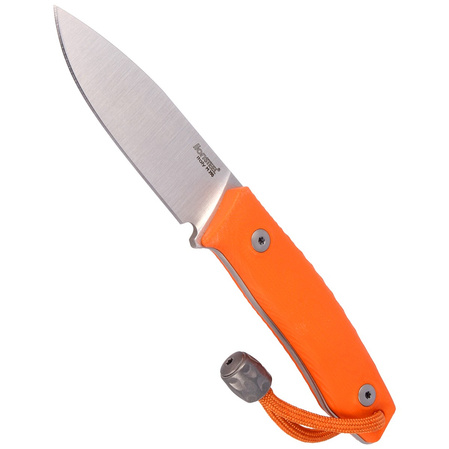 Nóż LionSteel Bushcraft Orange G10, Satin Blade (M1 GOR)