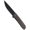 CIVIVI Knife Bo Dark Green Micarta, Black Stonewashed Nitro-V by Brad Zinker (C20009B-6)
