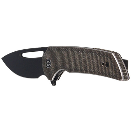 Nóż składany CIVIVI Odium Dark Green Micarta, Black Stonewashed (C2010G)