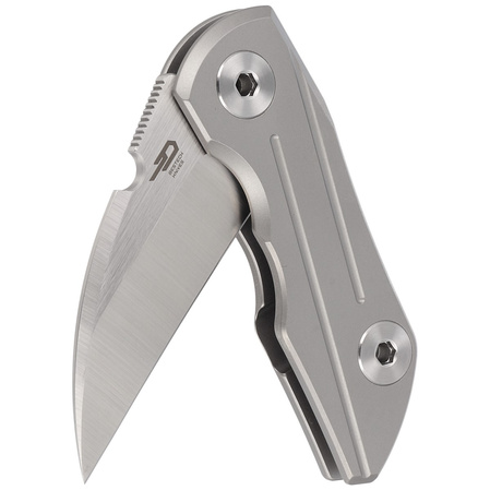 Bestech 2500 Delta Knife Gray Titanium, Satin CPM S35VN by Poltergeist Works (BT2006A)