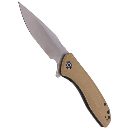 CIVIVI Knife Baklash Stonewashed Brass, Satin Finish (C801J)