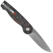 Nóż składany Maserin Summit Black / Orange Fat Carbon, Satin MagnaCut (490/FCA)