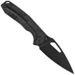 Kubey KB Coeus Knife, Black DLC Titanium, Black DLC M390 (KB286E)