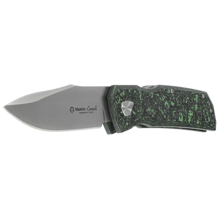 Nóż składany Maserin Power 502/VM Jungle Wear Fat Carbon, Satin MagnaCut by Sergio Consoli
