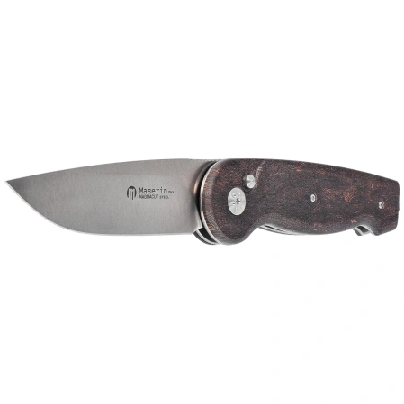Maserin Summit 490/FCS Knife Space Coral Copper Fat Carbon, Satin MagnaCut