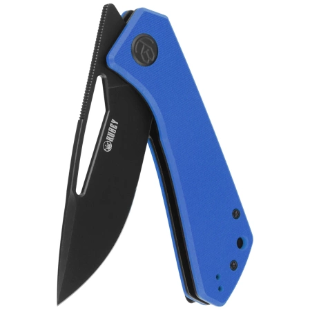 Nóż składany Kubey Thalia Blue G10, Blackwashed 14C28N (KU331P)