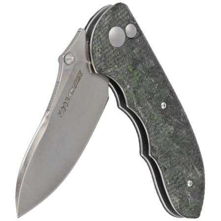 Nóż składany Viper Moon Dark Matter Green Fat Carbon, Satin MagnaCut by Fabrizio Silvestrelli (V6008FCV)