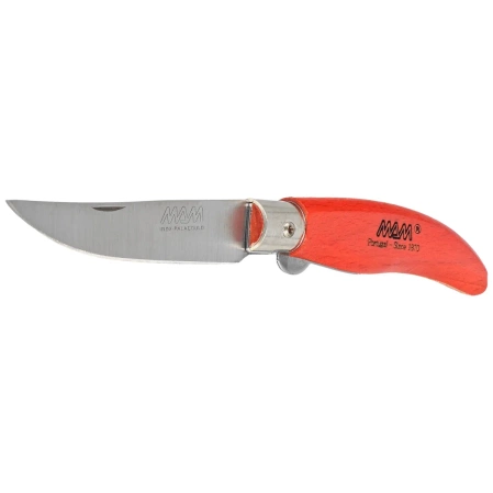 MAM Iberica S Blade Lock Knife Red Beech Wood, Inox HW, Satin 420 (2011-RD)