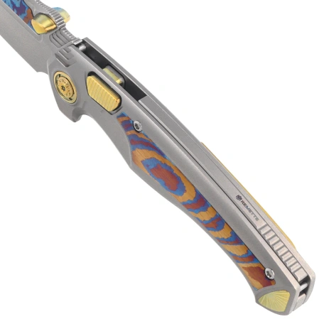 Remette Scepter Knife Gray Titanium/Timascus, Pearlescent Surface M390 (SCPT-A)
