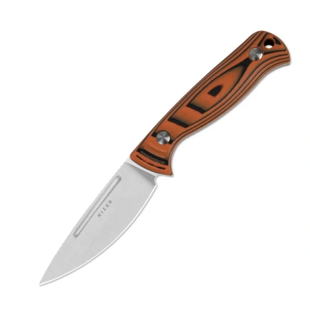 Nóż Kizer Evenki 2 Black/Orange G10, Stonewashed AEB-L by Azo (1098A1)