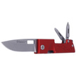 Maserin D-Dut 214/R Multi-Tool Folding Knife Red Aluminum, Stonewashed 440C by Bonus