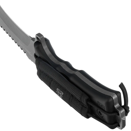 K25 Elephas Kukri Knife Black SFL, Titanium 7Cr17Mov (32024)