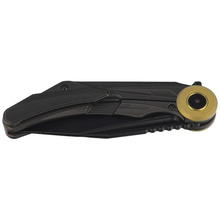 Bestech Seraph Knife Black Bronze Titanium, Black Stonewashed M390 by Kombou (BT2403E)