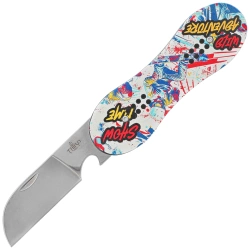 Nóż składany Third Decor Habitat N119B Snowboard Double-Sided 3D Snowboarder Aluminium, Mirror 420 (TH-N119B)