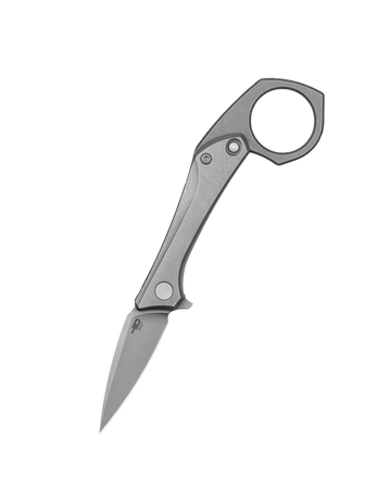 Nóż składany Bestech Duci Dark Gray Titanium, Dark Bead Blasted Stonewashed CPM 20CV by Ostap Hel (BT2605B)