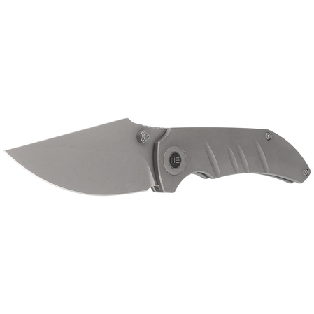 Nóż składany WE Knife Riff-Raff Gray Titanium, Gray Stonewashed CPM 20CV by Matthew Christensen (WE22020B-3)
