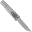 Nóż grawitacyjny Remette Swordfish Titanium / Red Blue Carbon Fiber, Pearlescent M390 (ZL101B3)