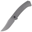 WE Knife Shuddan Gray Titanium, Gray Stonewashed CPM 20CV by Rafal Brzeski (WE21015-4)