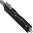 Microtech Scarab II Gen III Executive T/E OTF Knife Black Aluminum, Apocalyptic F/S M390MK by Tony Marfione (1177-12AP)