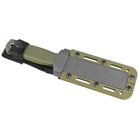 Nóż Demko Armiger 4 Tanto OD Green TPR, Black Powder Coated 80CrV2 by Andrew Demko (ARM4-80CrV2-OD-TP)