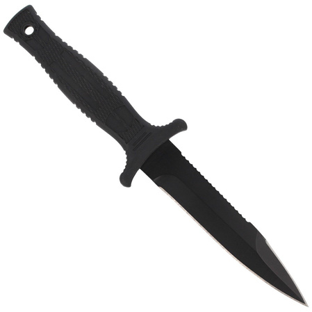 K25 Tactical Botero Knife Black Rubber, Titanium Coated (31825)