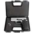 Zestaw pistolet wiatrówka Voltran Ekol ES 55 White 4.5 mm, 1500 BBs, 10 kapsuł, tarcze
