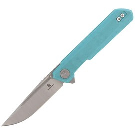 Bestechman Mini Dundee Knife Light Blue G10, Stonewashed / Satin D2 by Ostap Hel (BMK03C)