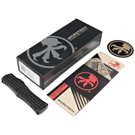 Nóż automatyczny OTF Microtech Hera S/E Frag Signature Black Aluminium Shadow, Black DLC by Tony Marfione
