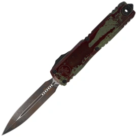 Microtech Ultratech Gen III ZBP D/E Signature OTF Knife Outbreak Aluminum, Outbreak M390MK by Tony Marfione (1122-1OBDS)
