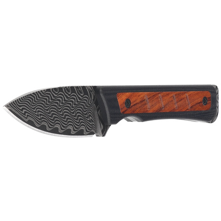Nóż Kizer Whiskey Jack Black G10 / Mkuruti Wood, Damascus by Jonathan Styles (1108A2)