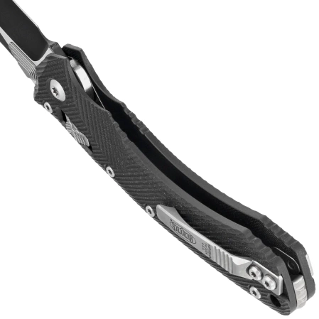 Nóż składany Microtech Amphibian Ram-Lok S/E Fluted Black G10, Black M390MK by Tony Marfione (137RL-1FLGTBK)