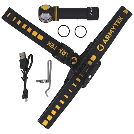 Latarka Armytek Elf C2 Micro-USB, White, 1100lm, 18650 Li-Ion / 3200mAh (F05102C)