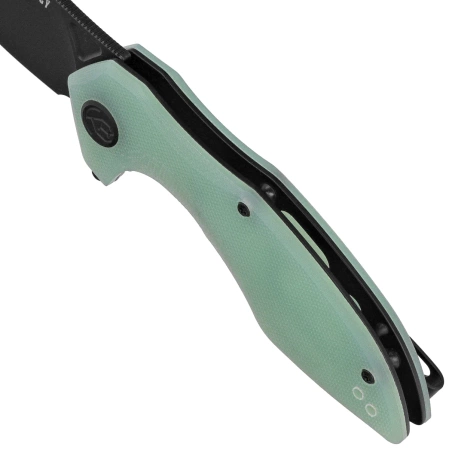 Kubey Nobel Knife Jade G10, Blackwashed 14C28N (KU236Q)