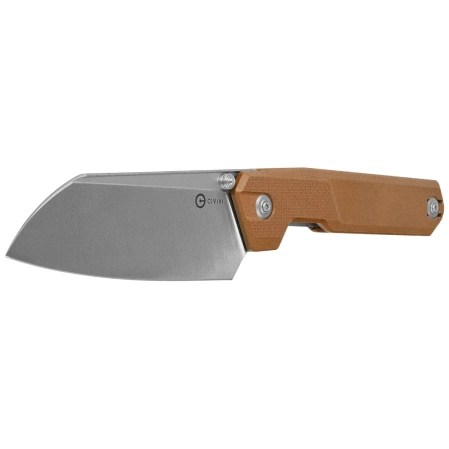 Nóż składany Civivi Hid Brown G10, Satin 14C28N by Ostap Hel (C23008-3)
