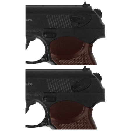 Airgun set 42: Borner Makarov PM N1 4.5 mm CO2 Air Pistol, 1400 BBs, 10 CO₂ cartridges, 100 targets