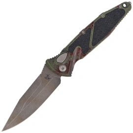Nóż automatyczny Microtech Socom Elite Auto S/E Signature Outbreak Aluminium, Outbreak M390MK by Tony Marfione (160A-1OBSS)