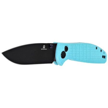Bestechman Knife Goodboy Blue G10, Grey DLC D2 by Keanu  Alfaro (BMK04C)