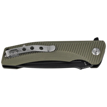 Bestech Mako Green G10, Black Stonewashed K110 Knife (BG27D)