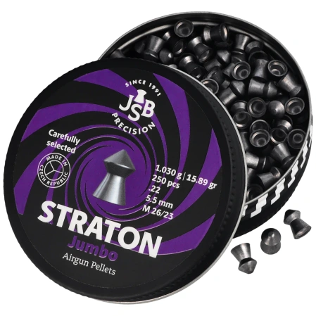 JSB Straton Jumbo 5.50 mm pellets, 250 pcs (546238-250)