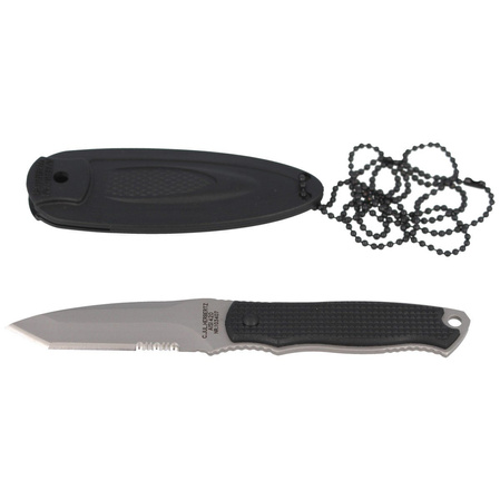 Herbertz CJH Neck Knife Black ABS Knife, Satin 420 (103407)