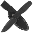 LionSteel Acha Knife Black Burlap Micarta, Black Stonewashed M390 by Molletta (AH B BLB)
