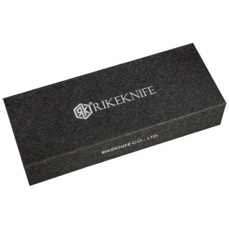 Nóż składany Rike Knife RK-Lamella-BP Black DLC Titanium, Satin M390