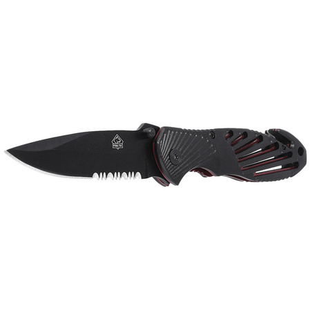 Puma TEC Black Aluminum Rescue Folding Knife, Black 420 (319911)