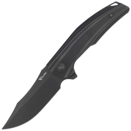 Reate Jack Jr. Knife Black Aluminium, Black DLC S30V (Jack Jr. BKAL DLC BKAL)