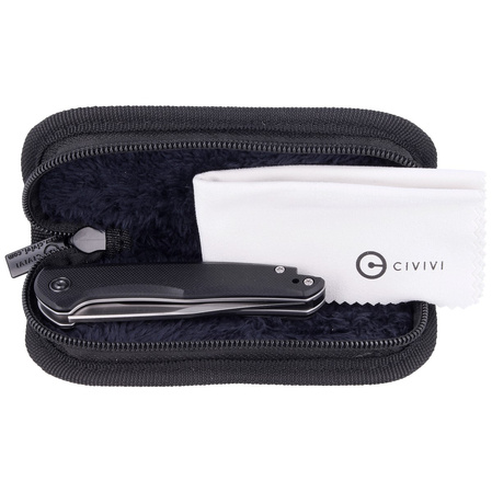 Nóż składany CIVIVI Mini Sandbar Black G10, Satin Finish by Eric Ochs (C20011-1)