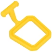 ASP Tri-Fold Restraints Yellow 10-Pak, Safety handcuffs (56196)